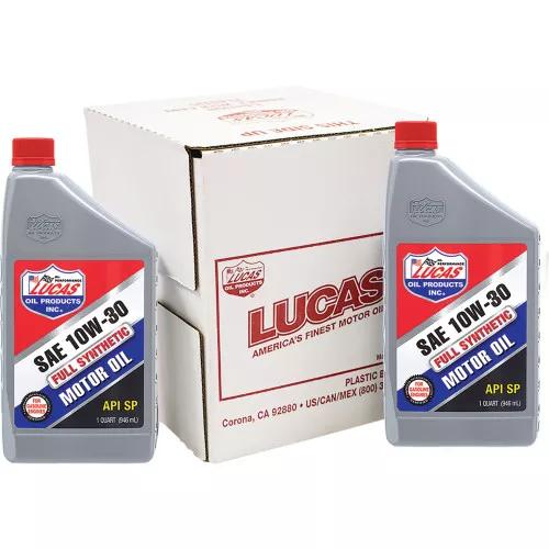 051-551 Synthetic Motor Oil Fits SAE 10W-30 6 Btls/1 Qt Lucas