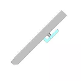 1", 2", 3", 6" (11 pcs) X 1/4" Radius Finger Kit - 72"