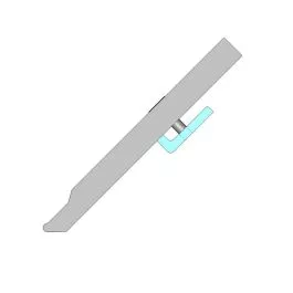1", 2", 3", 6" (11 pcs) X 1/8" Radius Finger Kit - 72"