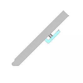1", 2", 3", 6" (9 pcs) X 3/16" Radius Finger Kit - 60"