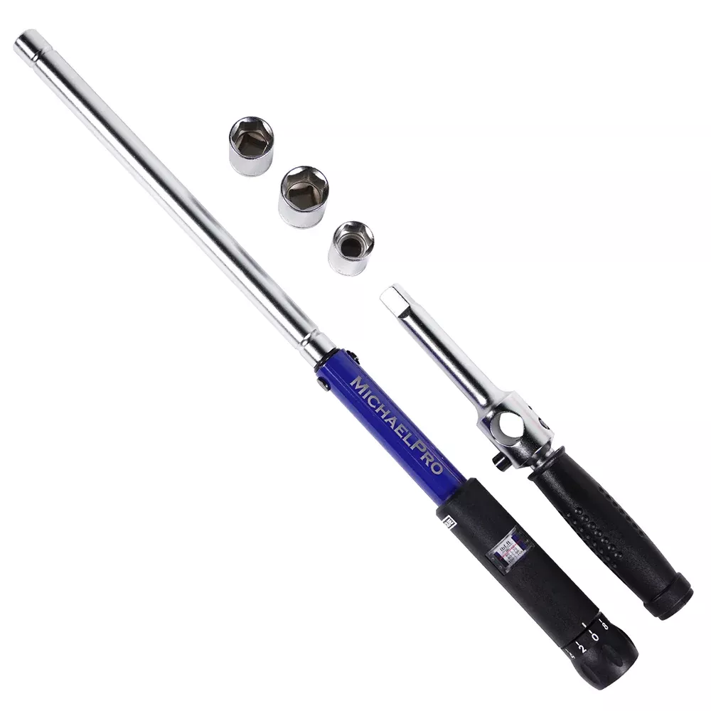 1/2-inch Drive Click Through Torque Wrench With Sockets (MP001002)