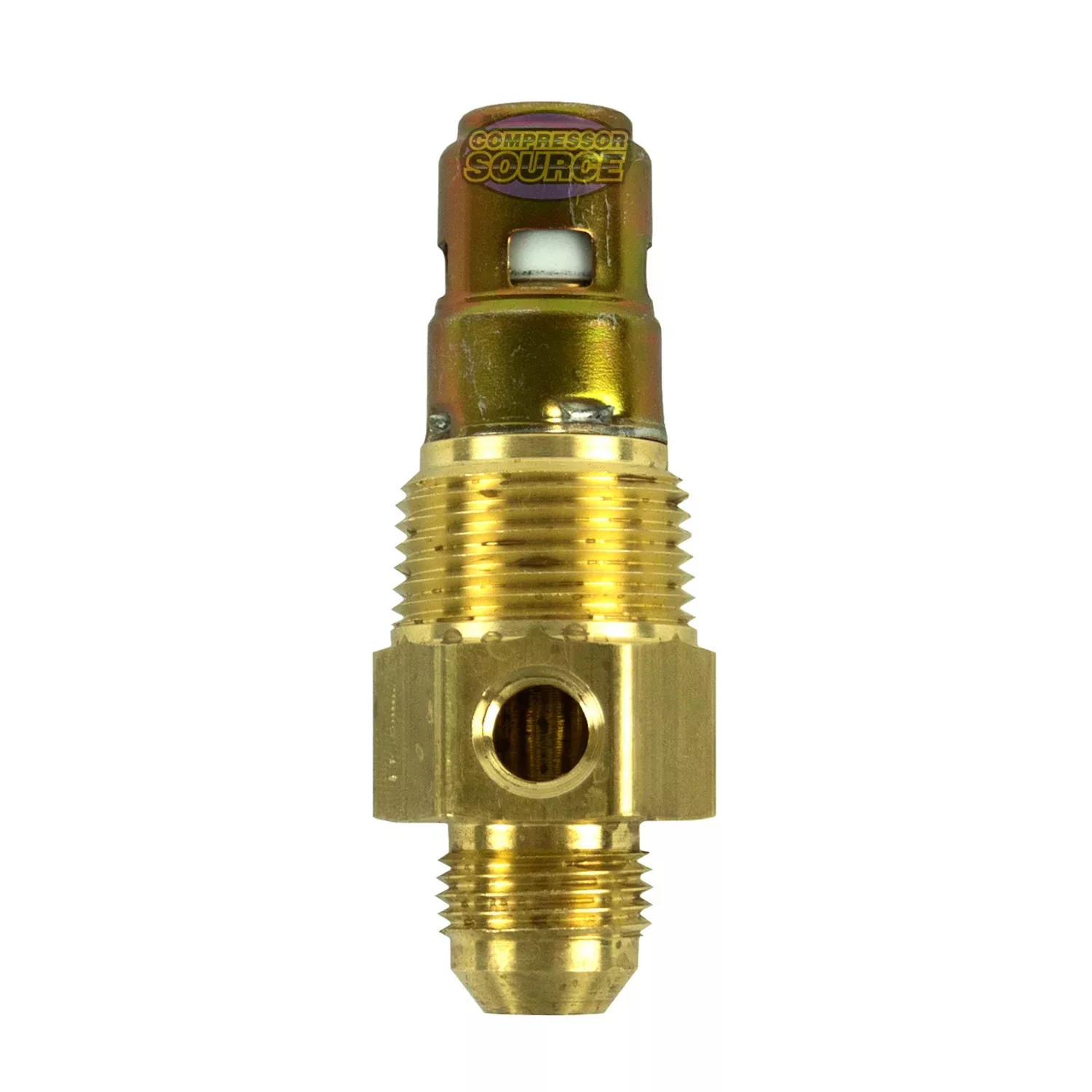1/2" J/C Fitting On Top And A 3/4" MNPT Tank Compressor Check Valve