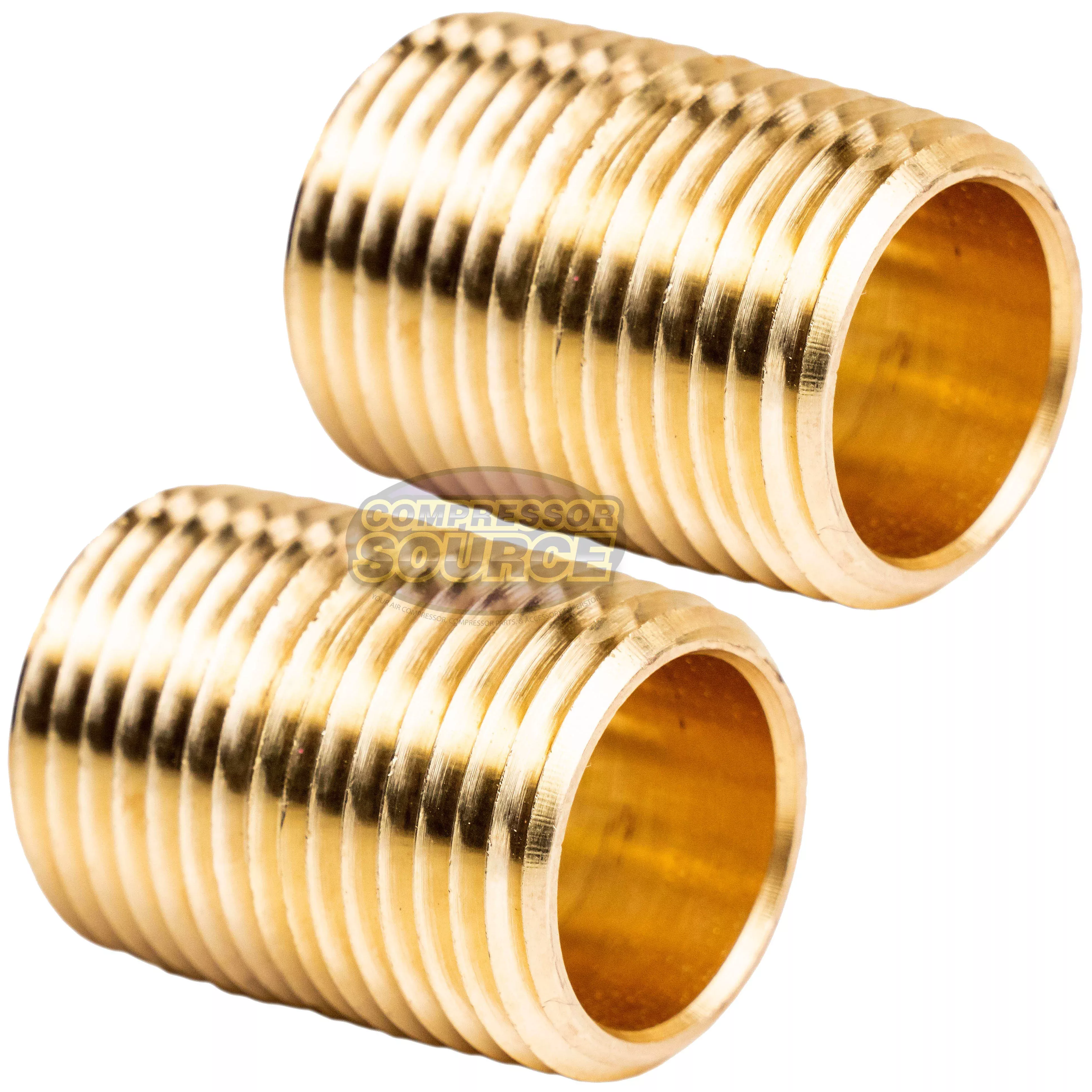 1/2" NPT X Male Close Pipe Nipples Threaded Brass Fitting Pipe Connect