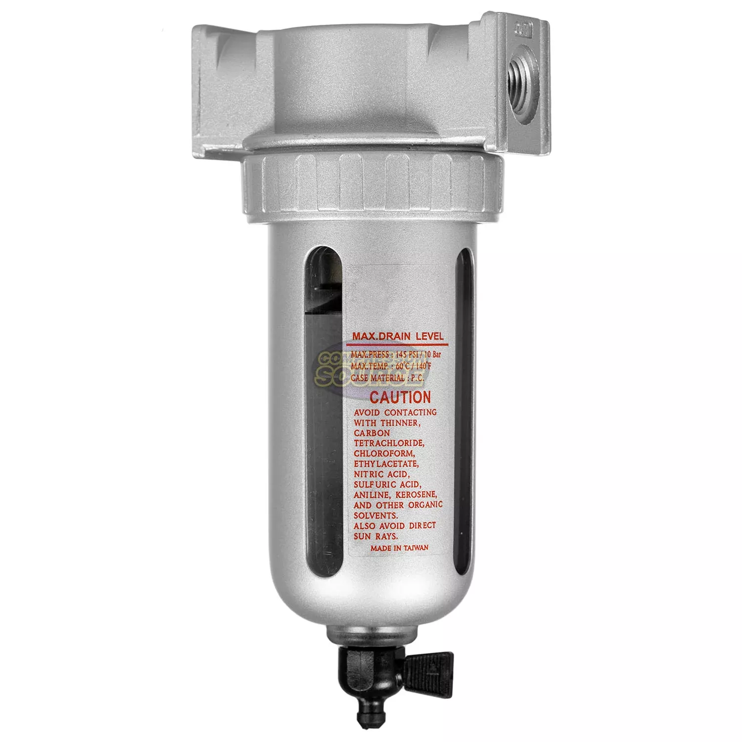 1/4" Compressed Air In Line Moisture & Water Filter Trap F802 Compress