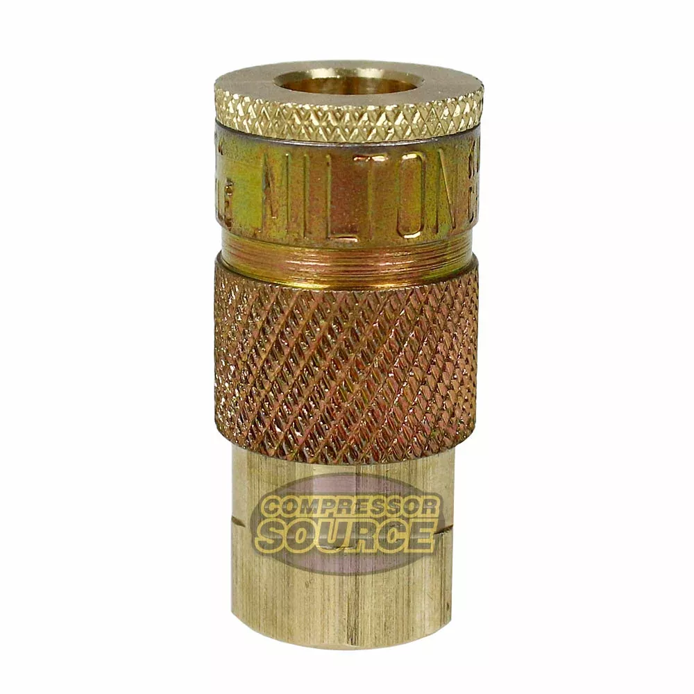 1/4" FNPT T-Style Coupler Quick Connect Fitting 300 PSI Milton 785