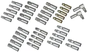 1 /4-Inch Hydraulic Hose Assembly Starter Kit with Fittings Only