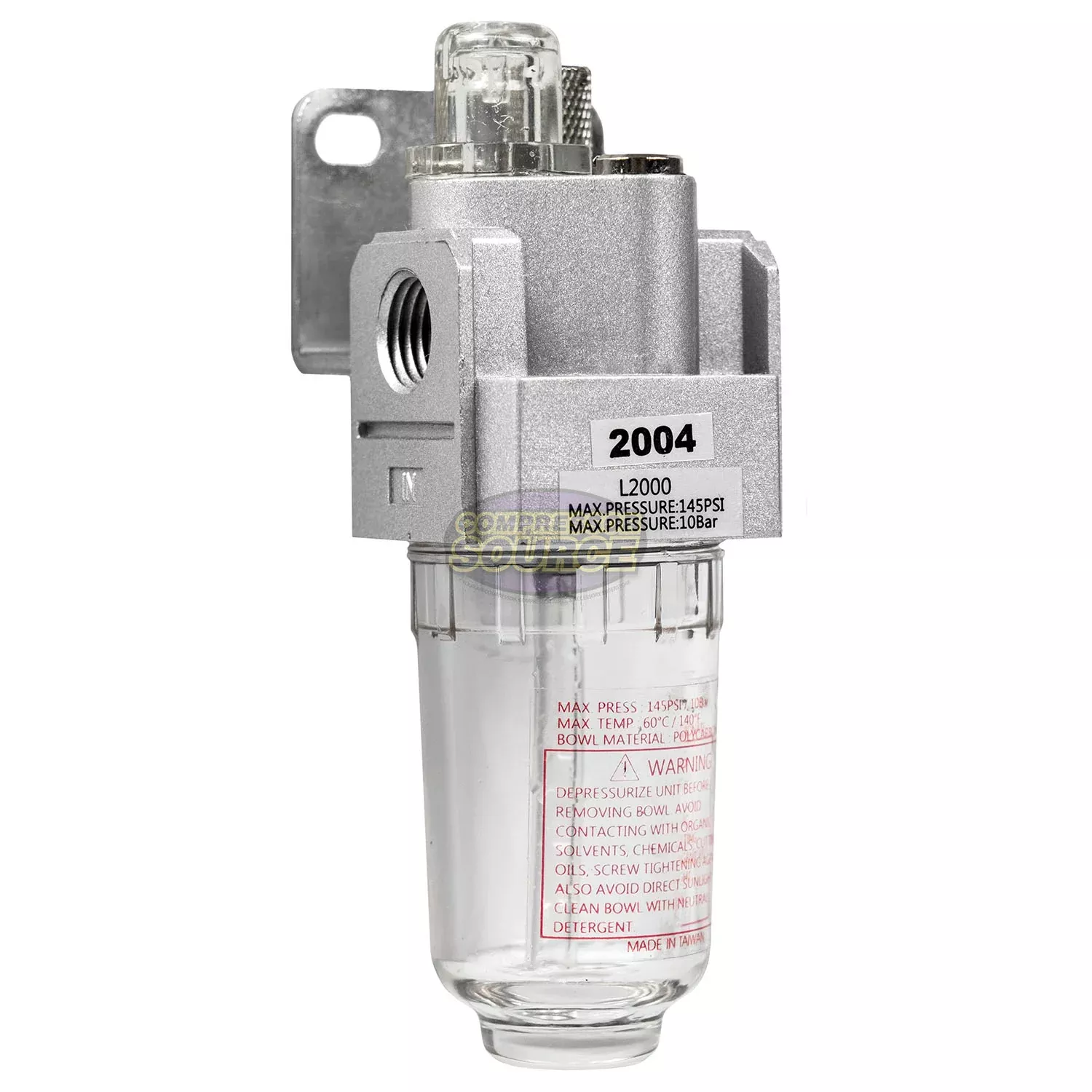 1/4" Mini Inline Lubricator for Air Compressor Tools Oiler Oil Lubrica
