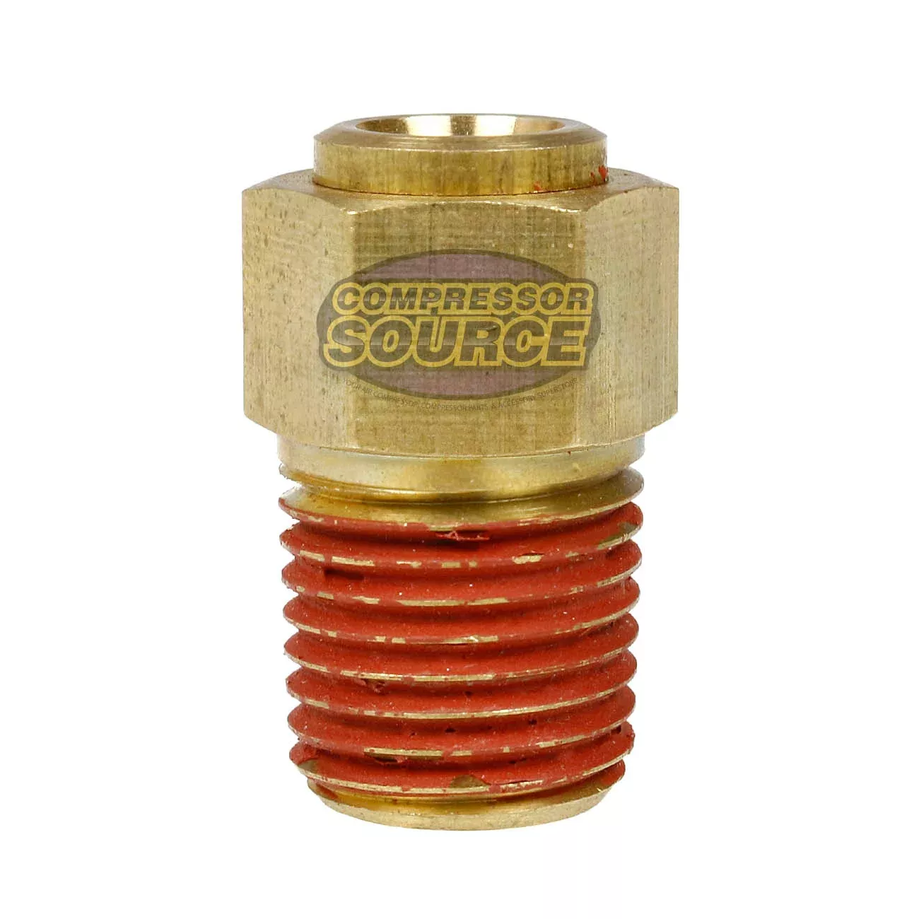 1/4" x 1/4" Male NPTF Push Lock Connector Quick Connect and Disconnect