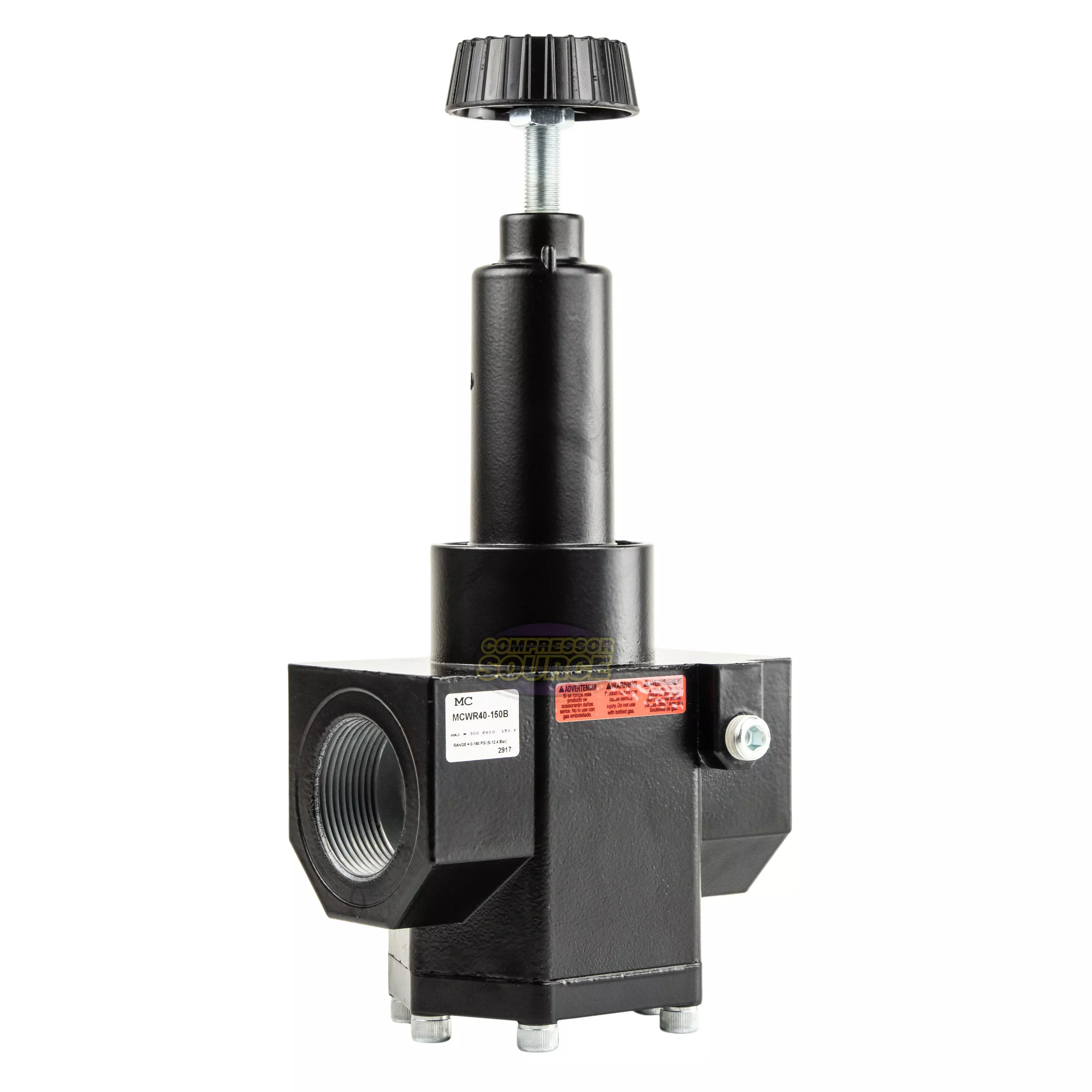 1.5" In-Line Compressed Air Regulator Air Compressor Regulator 300 PSI
