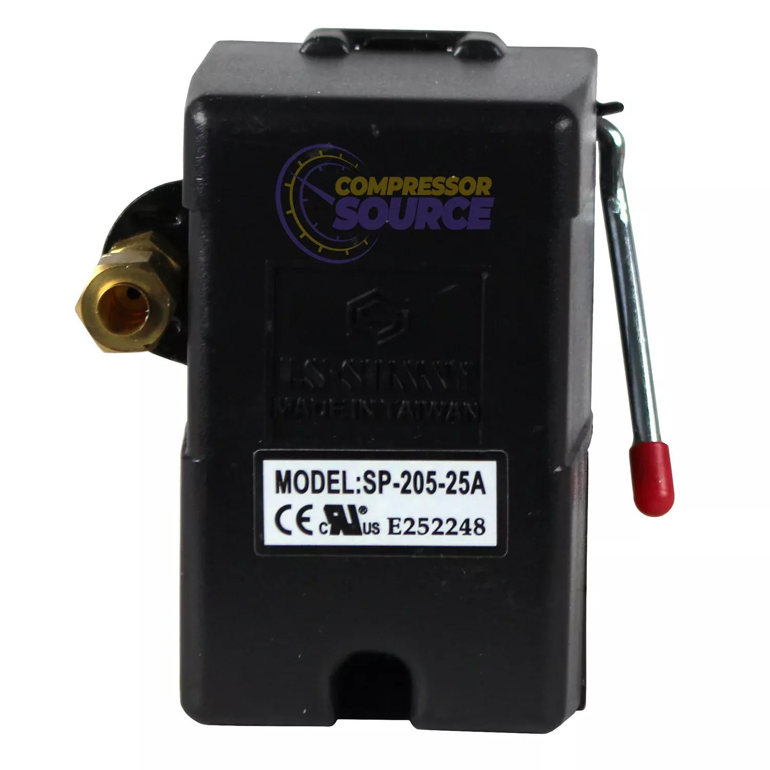1 Port Pressure Switch 95 - 125 PSI 26 Amp L195-125