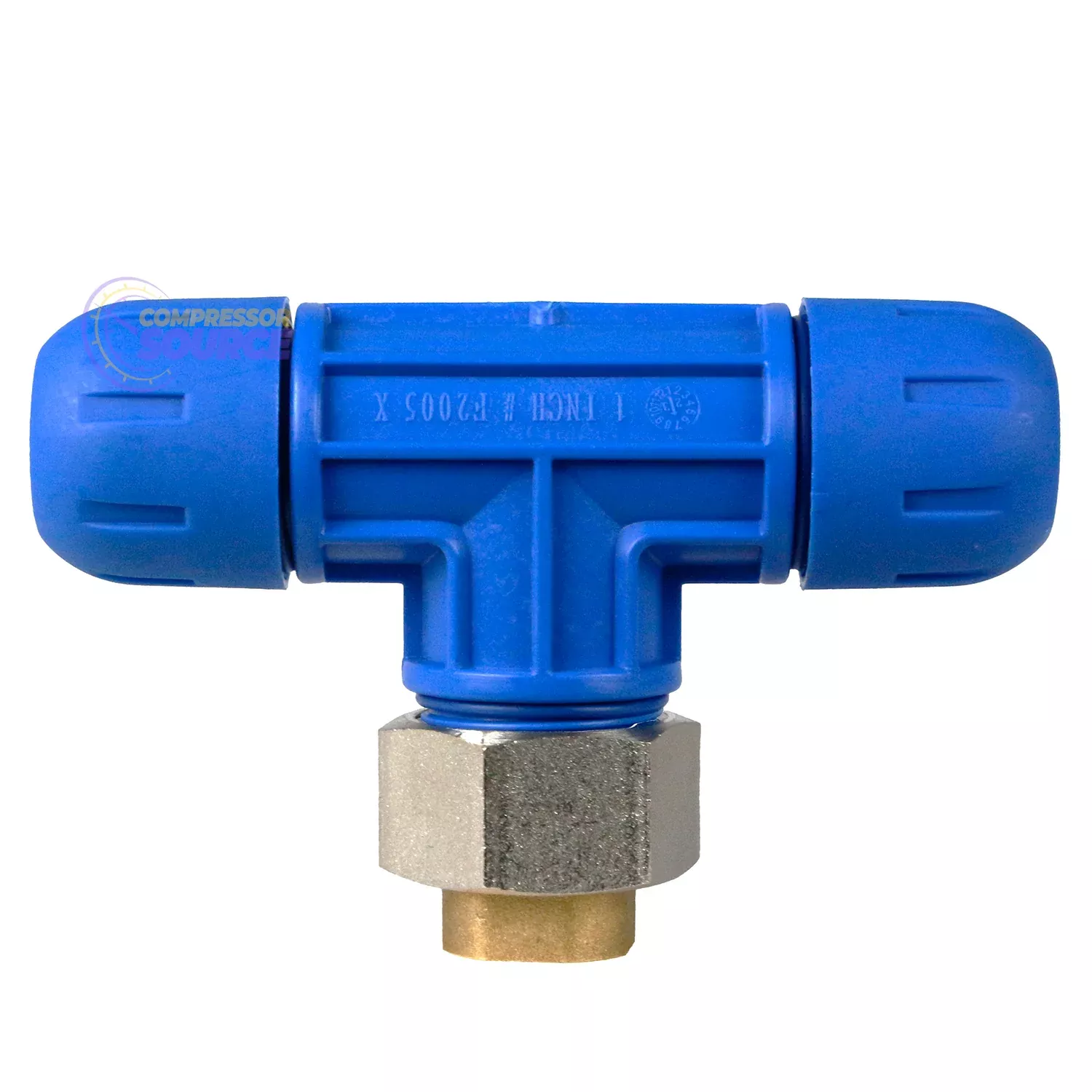 1" x 1/4" NPT Reducing Tee Rapid Air FastPipe F2007
