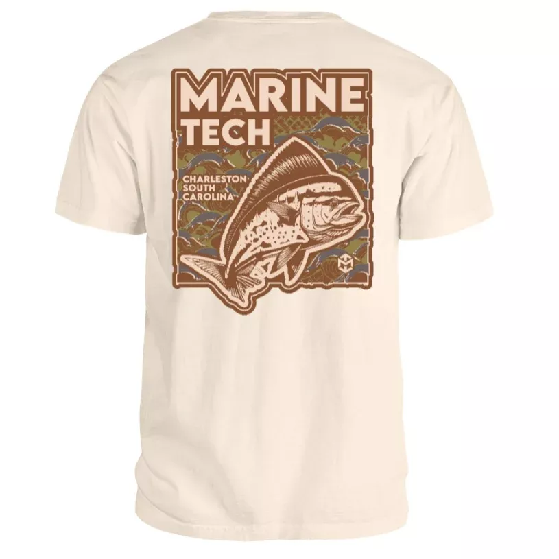 100% Cotton, Mahi Camo, Heavy Weight, Ivory