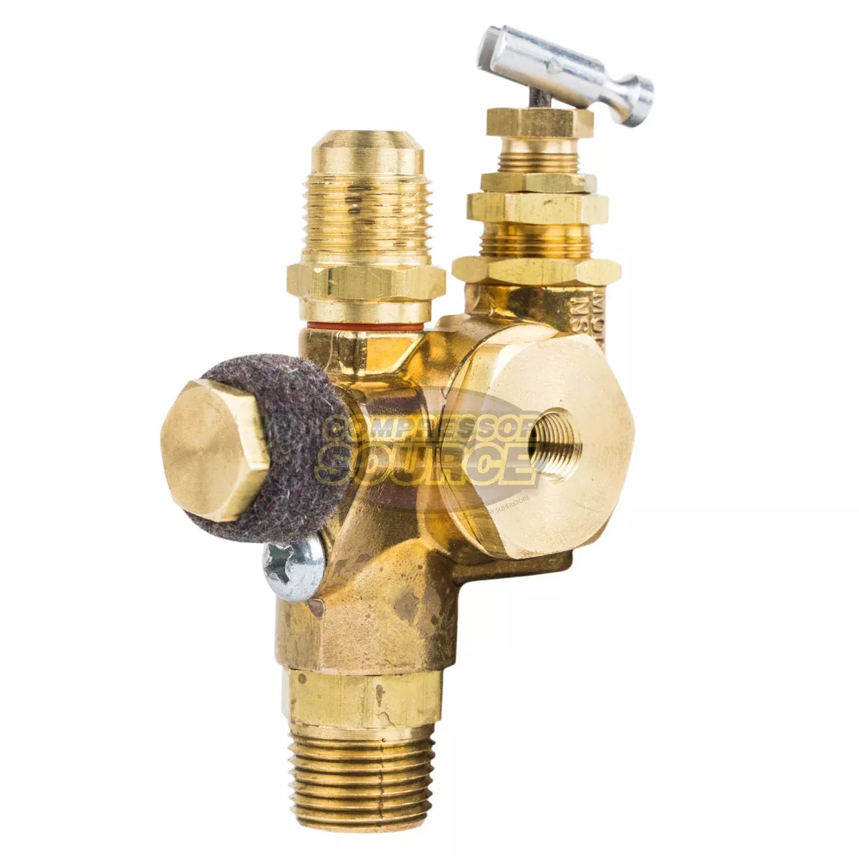 110-135 PSI Air Compressor Pilot Check Valve Unloader 1/2" Male Flare