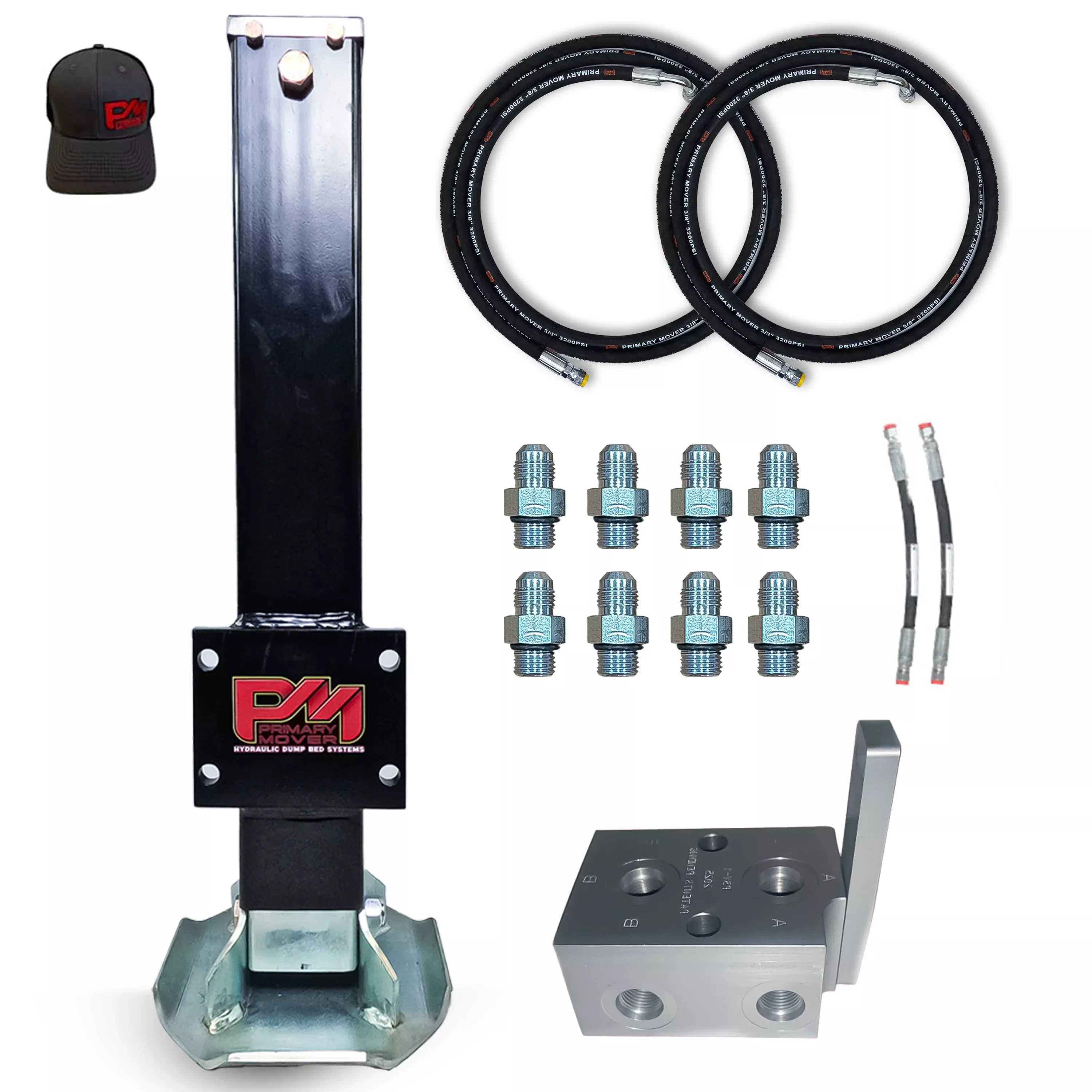 12k Single Hydraulic Trailer Jack Add-On Kit "Weld On" or "Bolt On"