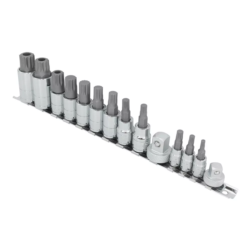 14-Piece XZN Triple Square Spline Bit Set (MP012023)