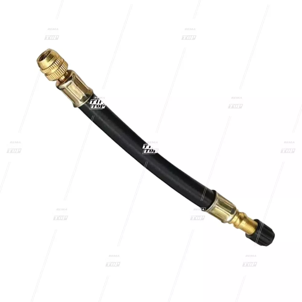 160mm Flexible Rubber, Truck Valve Extension - Round Nut