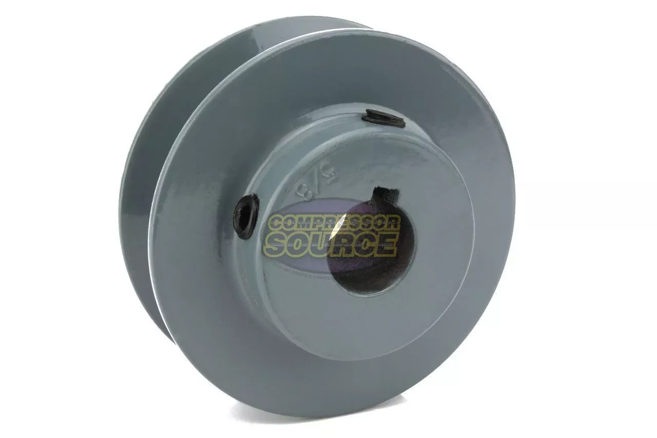 2.75" Single Groove A Section 4L Sheave with 5/8" (0.625") Keyed Bore