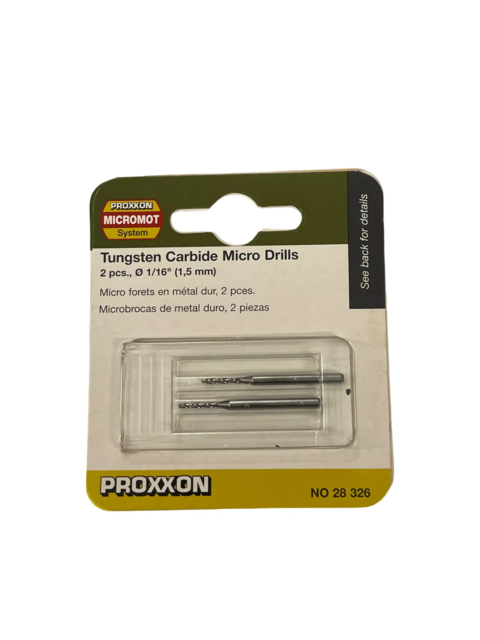 2-Piece Tungsten Carbide Micro Drills - Value