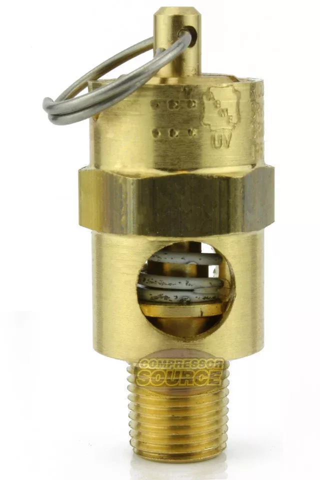 200 PSI 1/8" MNPT Air Compressor Pressure Relief Safety Pop Off Valve