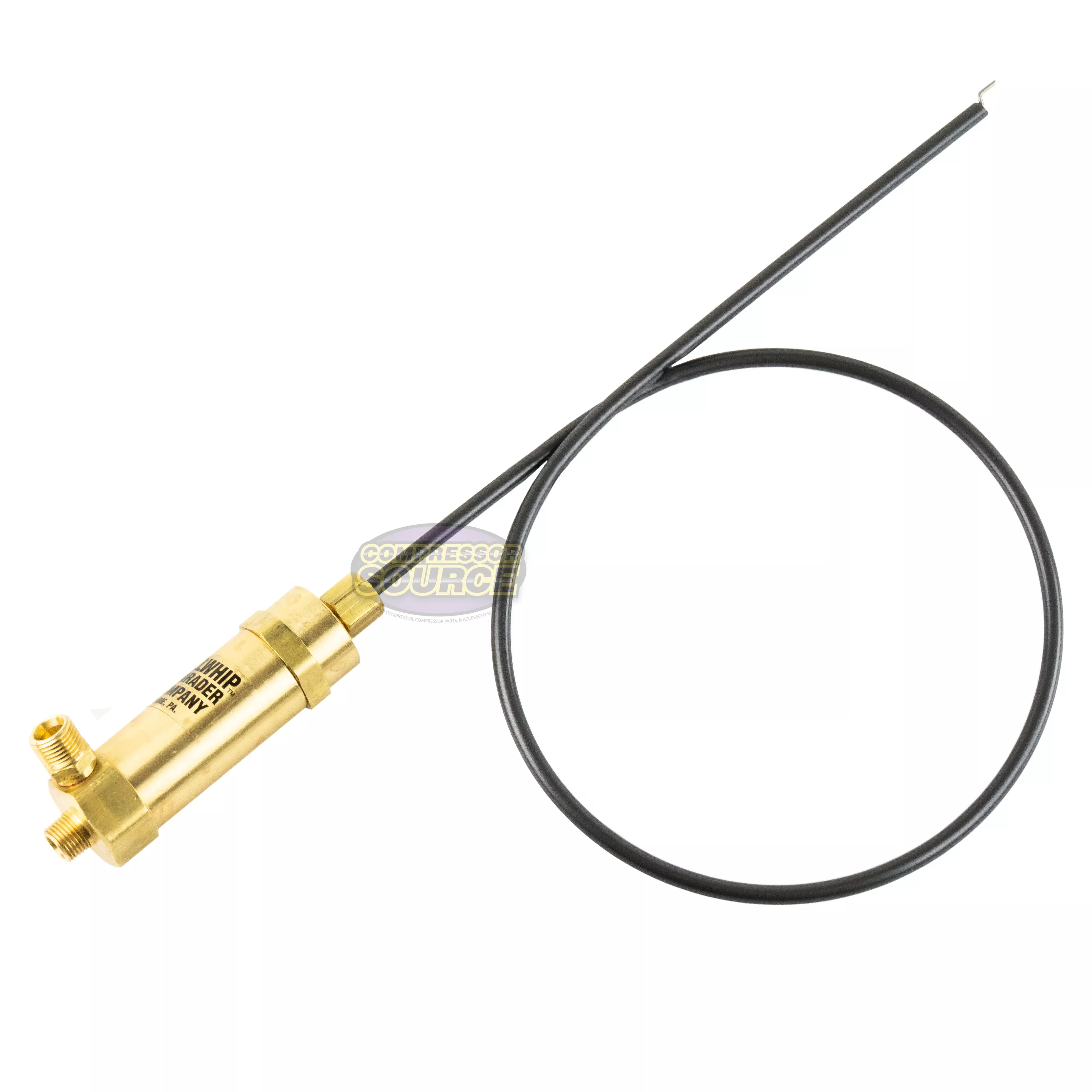 24" Bullwhip Large Throttle Control Cable With Side Port TCLI 8 HP and