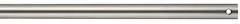 24" Downrod - Brushed Steel