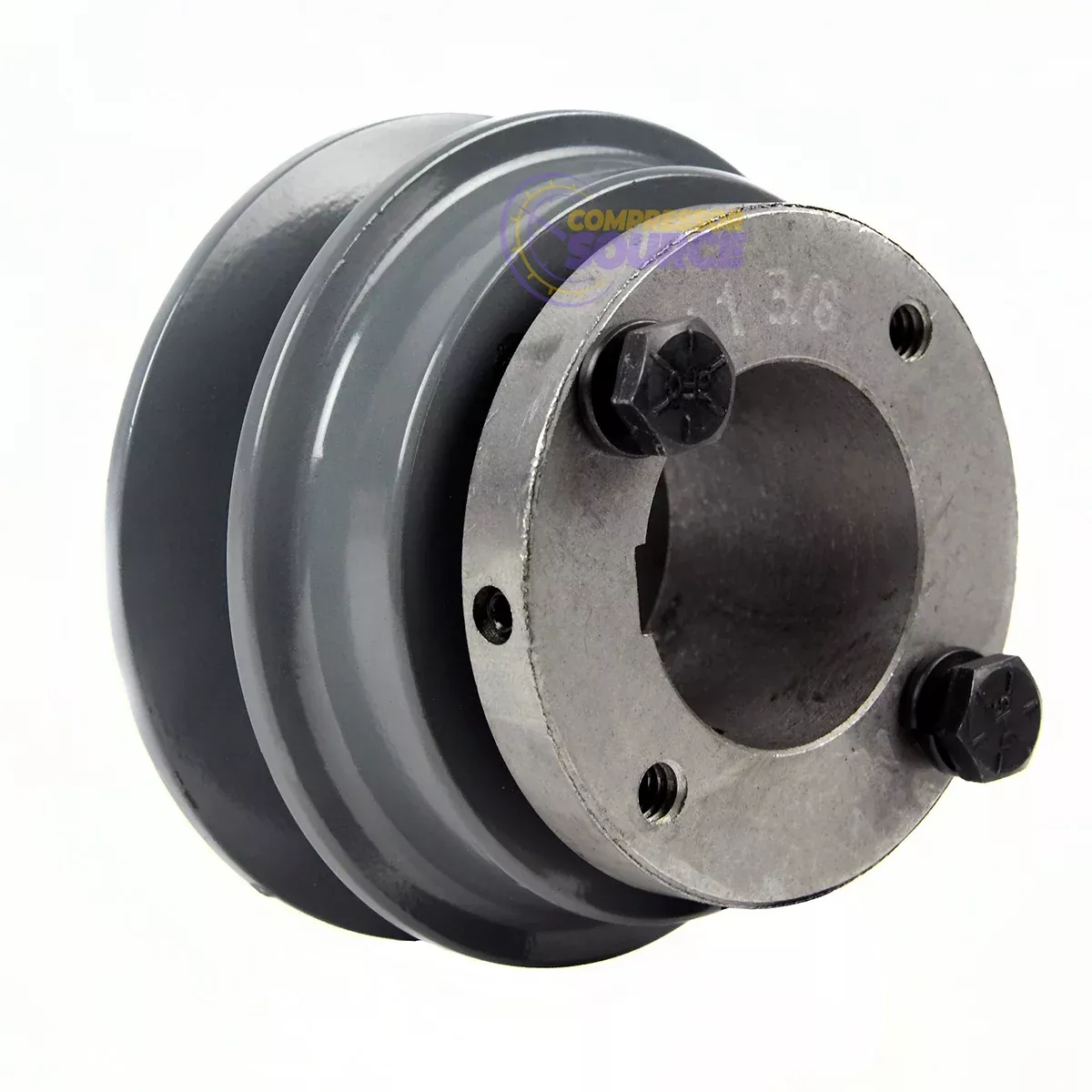 3.15" Single Groove Pulley fits B Section V-Belt 5L with 1-3/8" Sheave