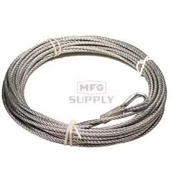 3/16" x 45' steel cable for 2500 lbs winch