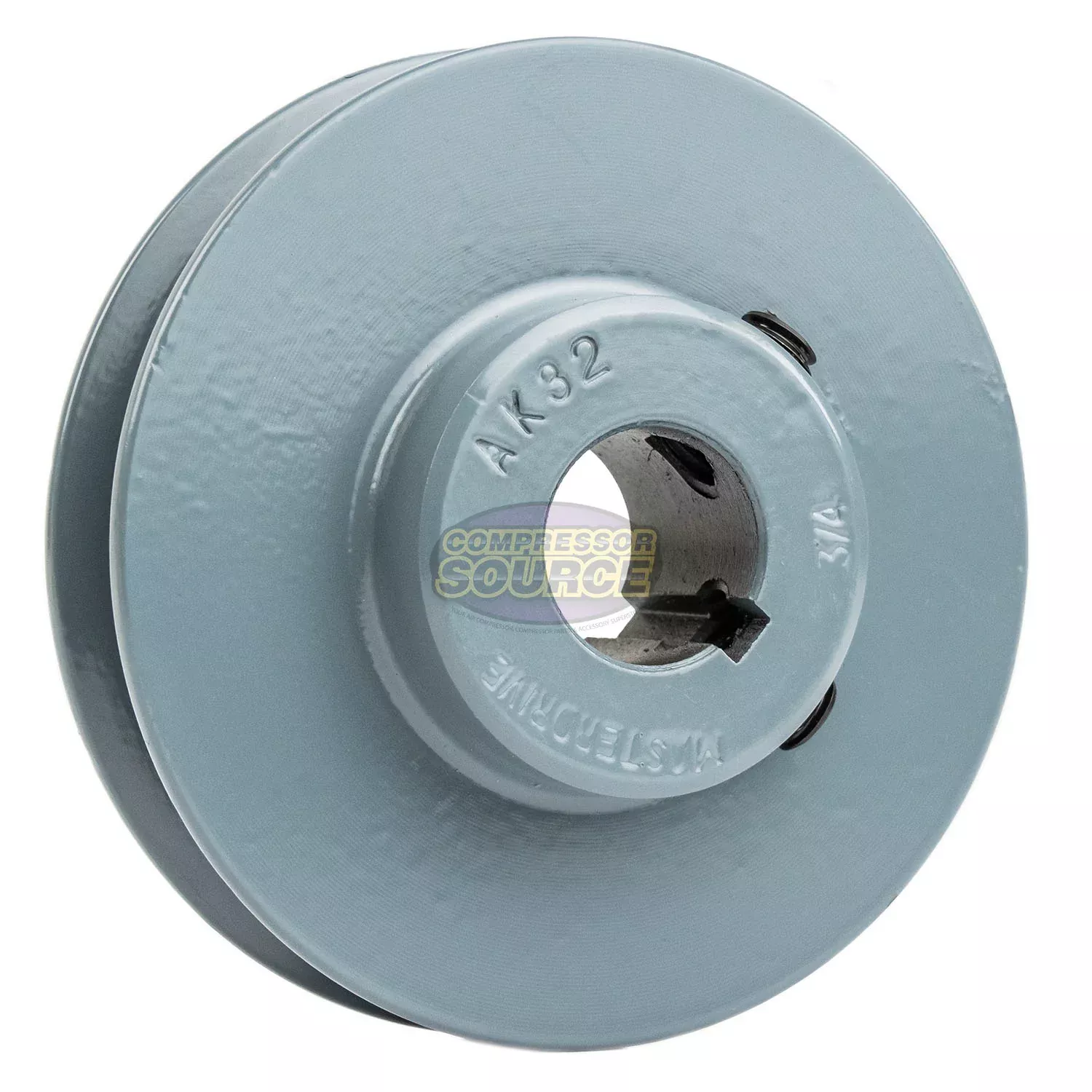 3.25" Single Groove A Section 4L Sheave with 3/4" (0.750") Keyed Bore