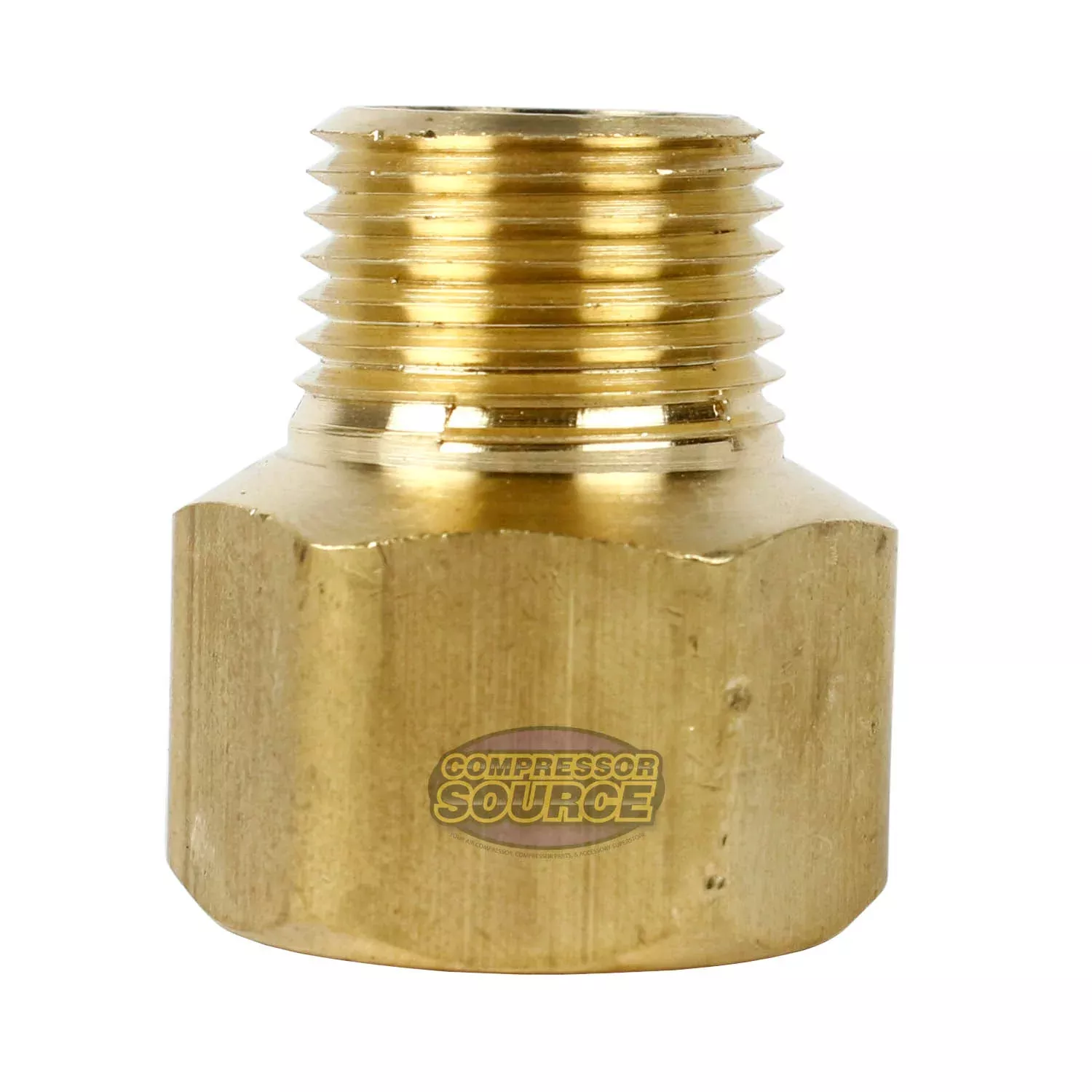 3/4" FNPT x 1/2" MNPT Solid Brass Reducing Pipe Fitting Adapter Connec