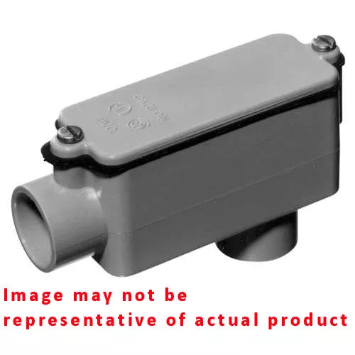 3/4" PVC Type-LB Conduit Body w/ Gasket & Cover