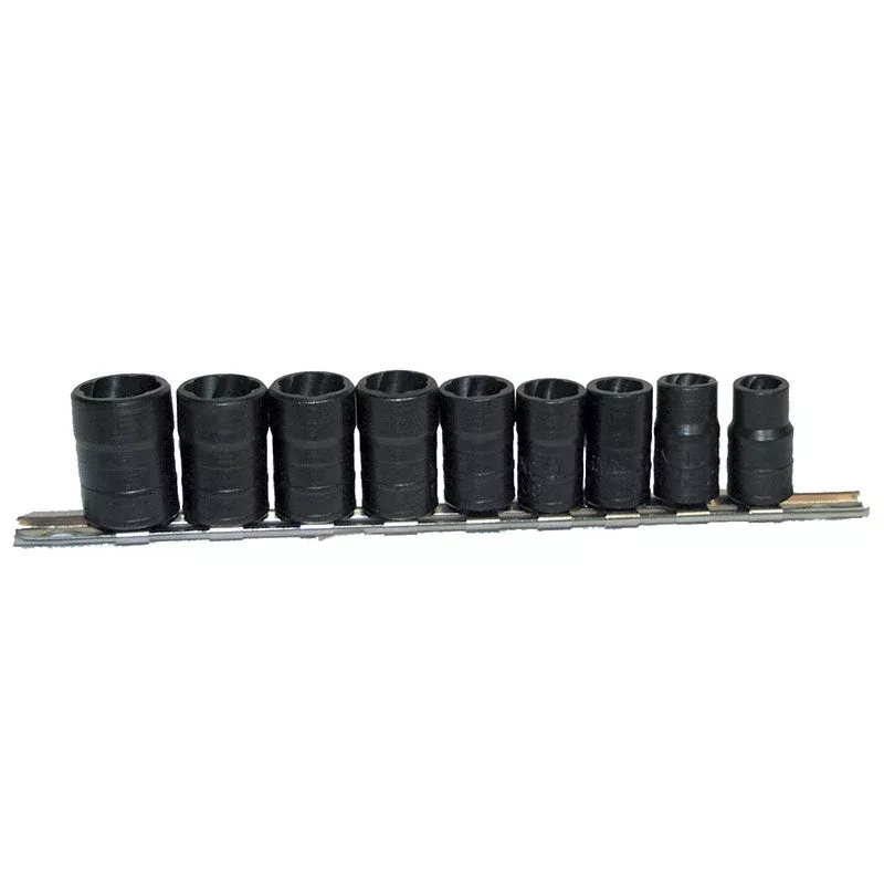 3/8″ Drive 9 Piece Twist Socket Fastener Removal Systems