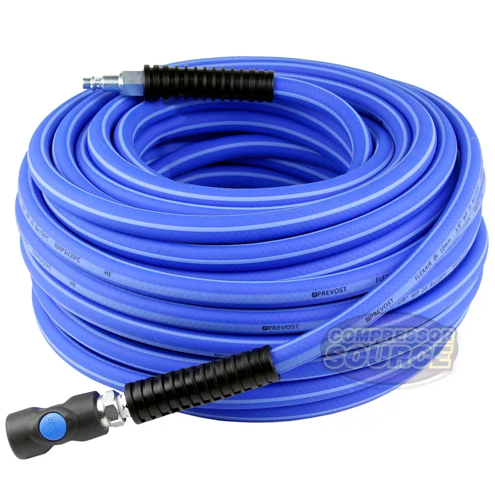 3/8" Flexair 100ft High Flexibility Air Hose Extension with Couplings