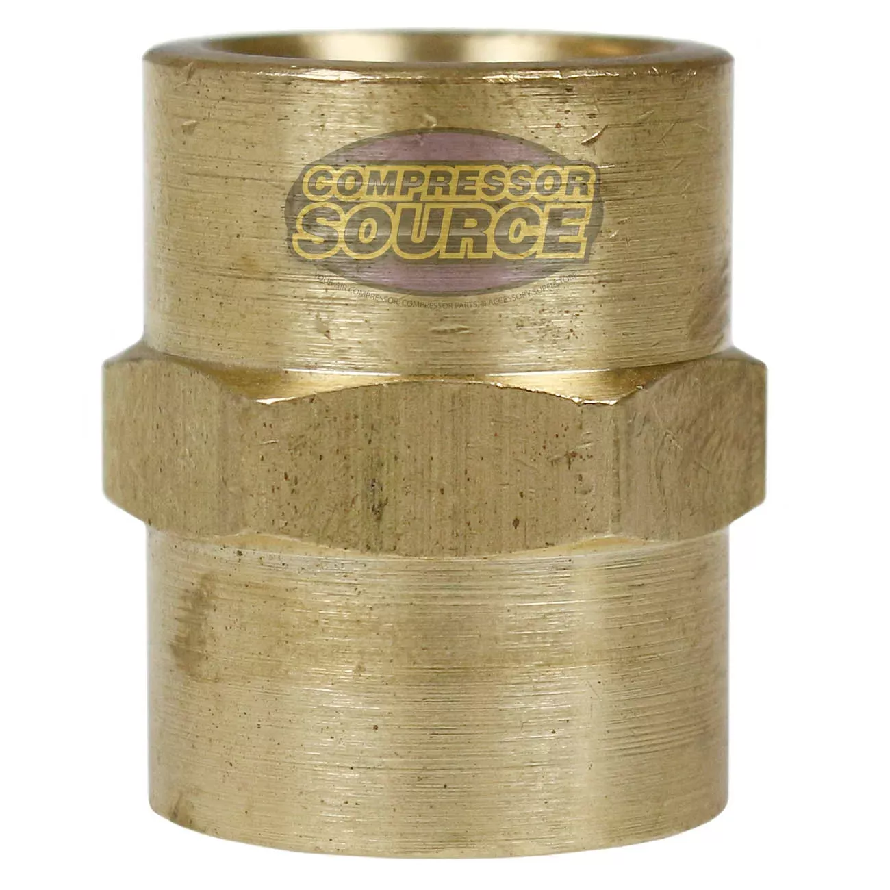 3/8" NPTF Thread Size Solid Brass Coupling Pipe Fitting 1200 PSI 103E