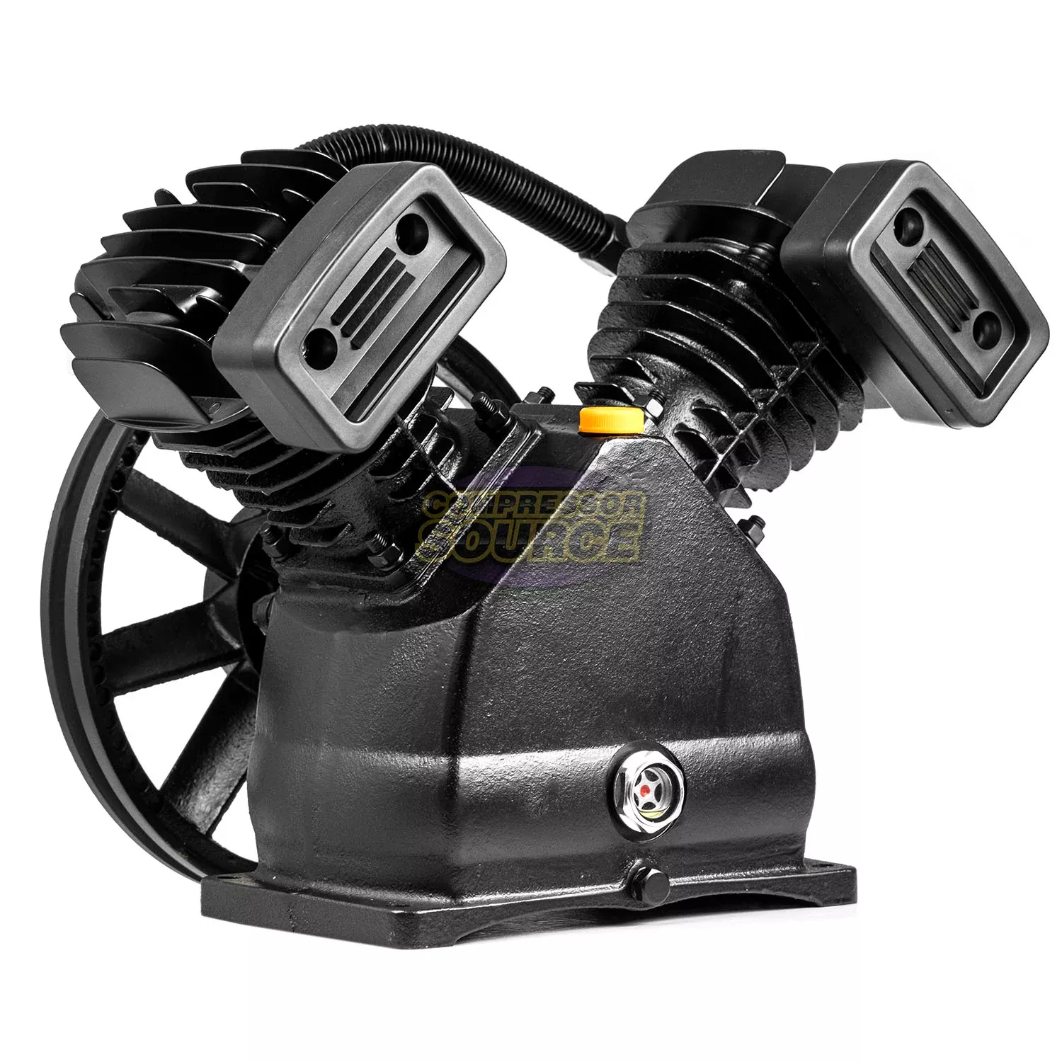 3 HP 1 Stage 2-Cylinder 12.7 CFM Air Compressor Pump BV65