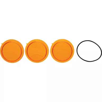 3" Mojave Amber Lens Pack w/ O-Ring (Combo, Flood, and Spot); TLM3-ALP