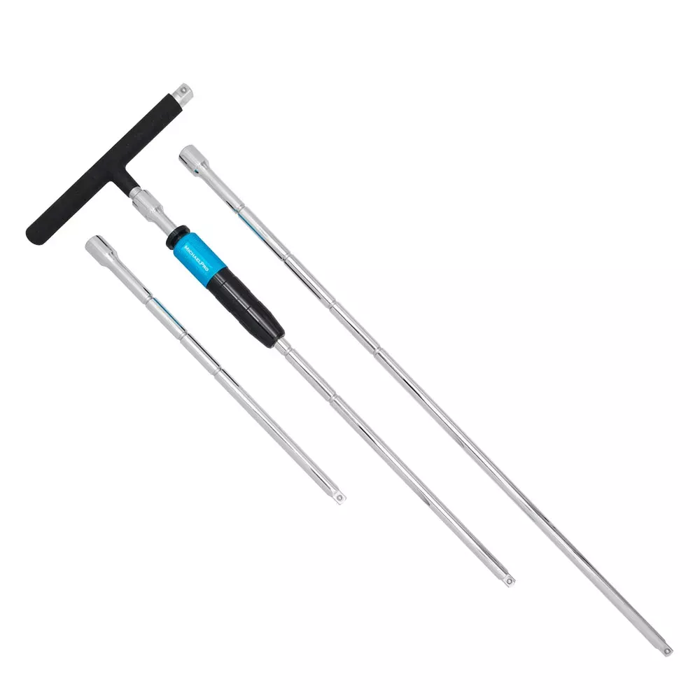 3-Piece 3/8" Drive 2 Way Speed Adjustable T Handle Wrench Set (MP009101)