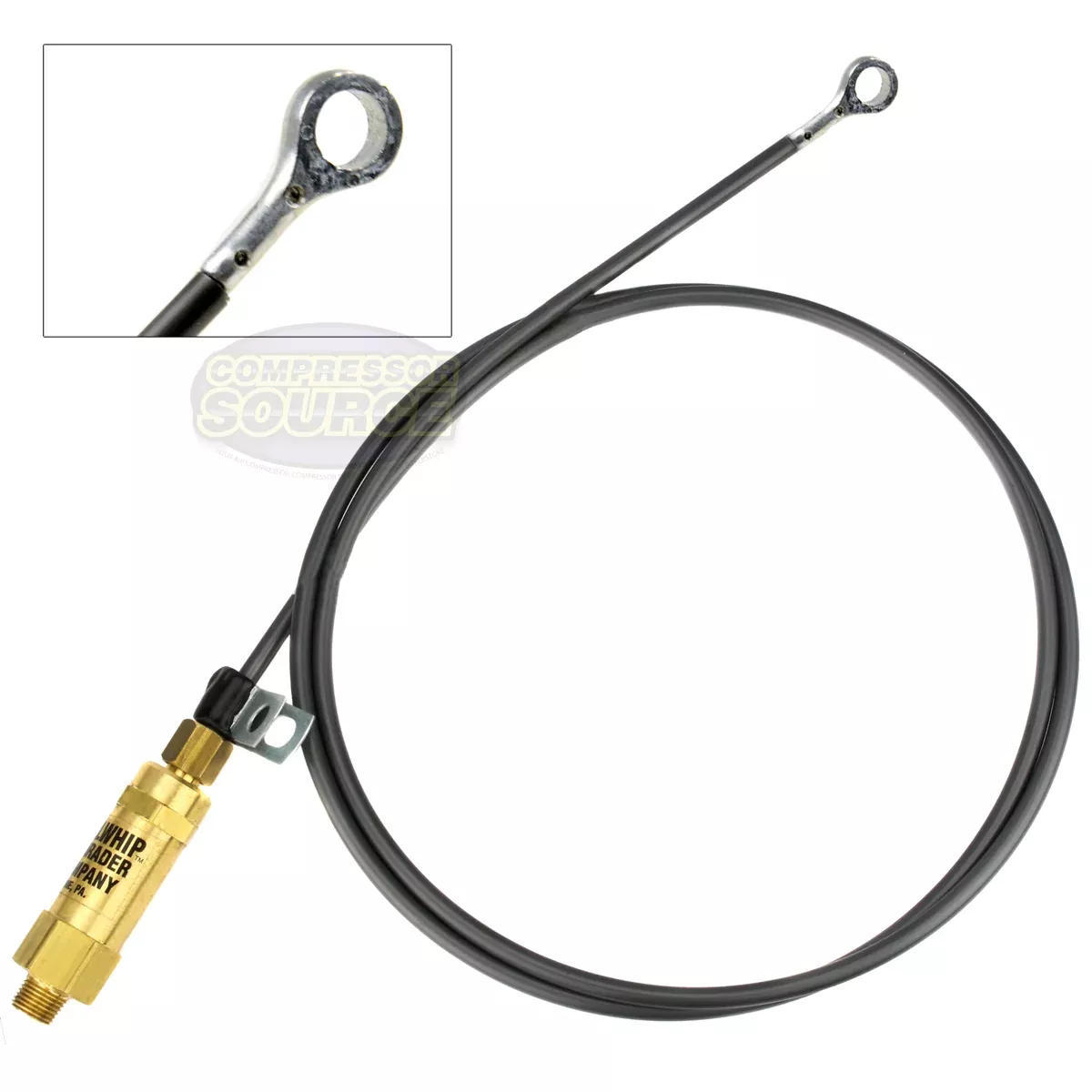 36" Eagle Air Compressor Engine Throttle Control Cable Bullwhip With E
