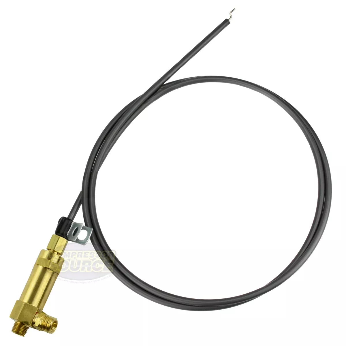 36" Gas Air Compressor Side-Ported Bullwhip Throttle Control Cable TCI