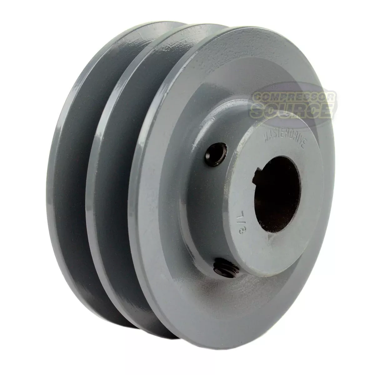 4.25" Double Groove A Section 4L Sheave with 7/8" (0.875") Keyed Bore