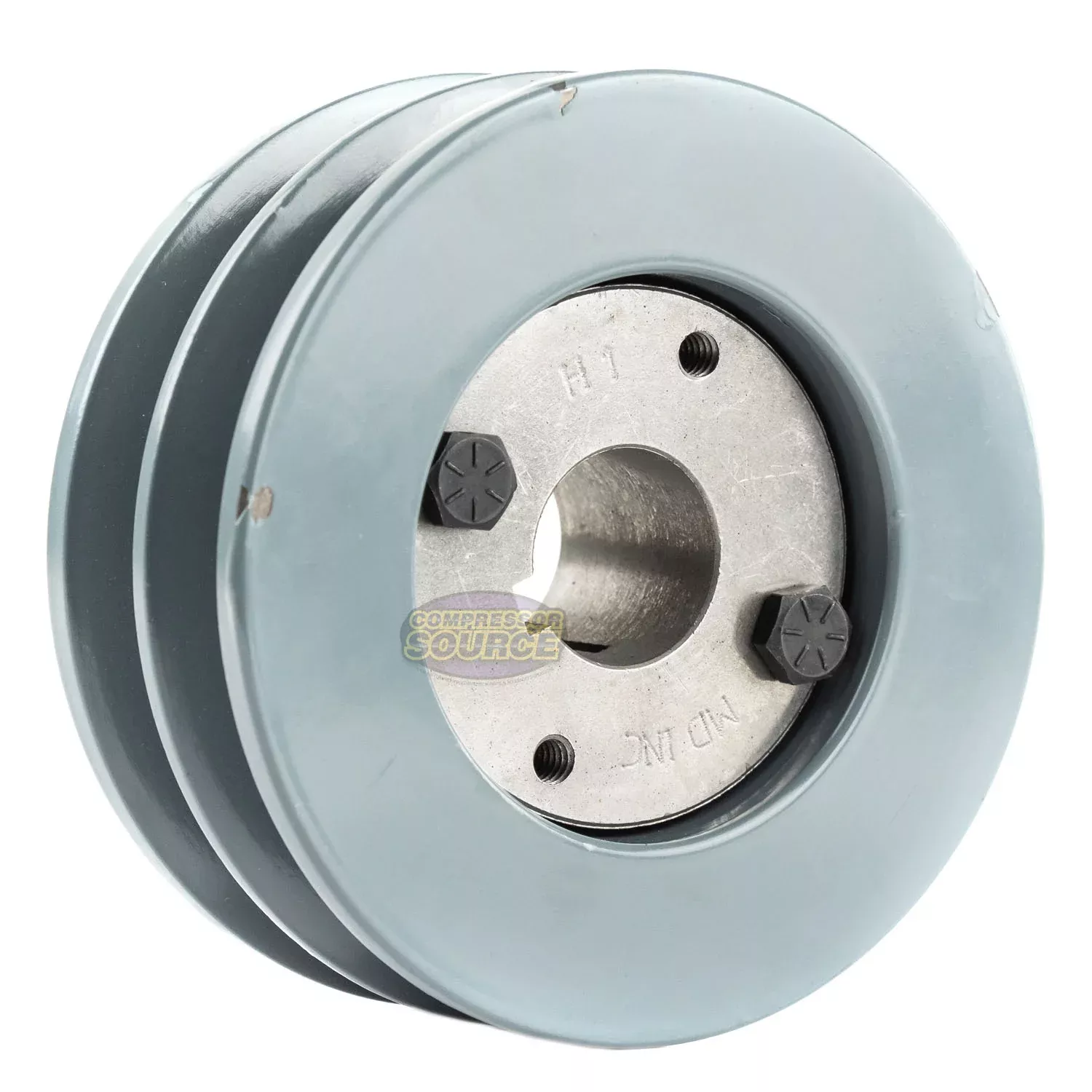 4.5" Double Groove B Section 5L Sheave with 1" (1.000") H-Style Split