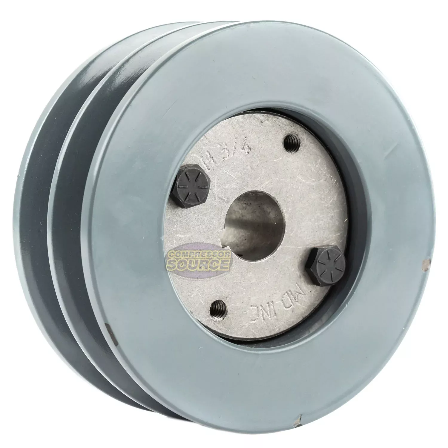 4.5" Double Groove B Section 5L Sheave with 3/4" (0.750") H-Style Spli