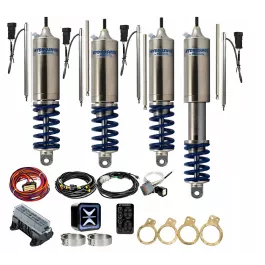 4"/5" Hydroshox Kit With Full Ride Controller, 4" Stud Mount (2), 5" Stud Mount (2)