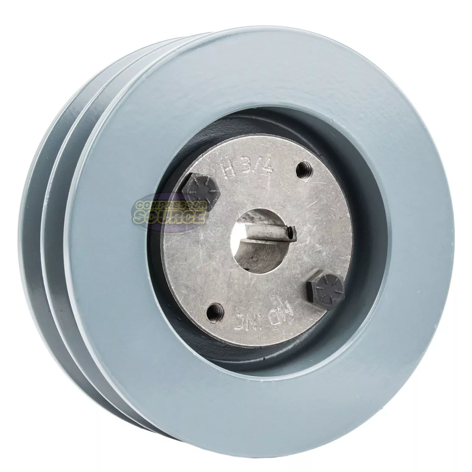 4.75" Double Groove B Section 5L Sheave with 3/4" (0.750") H-Style Spl