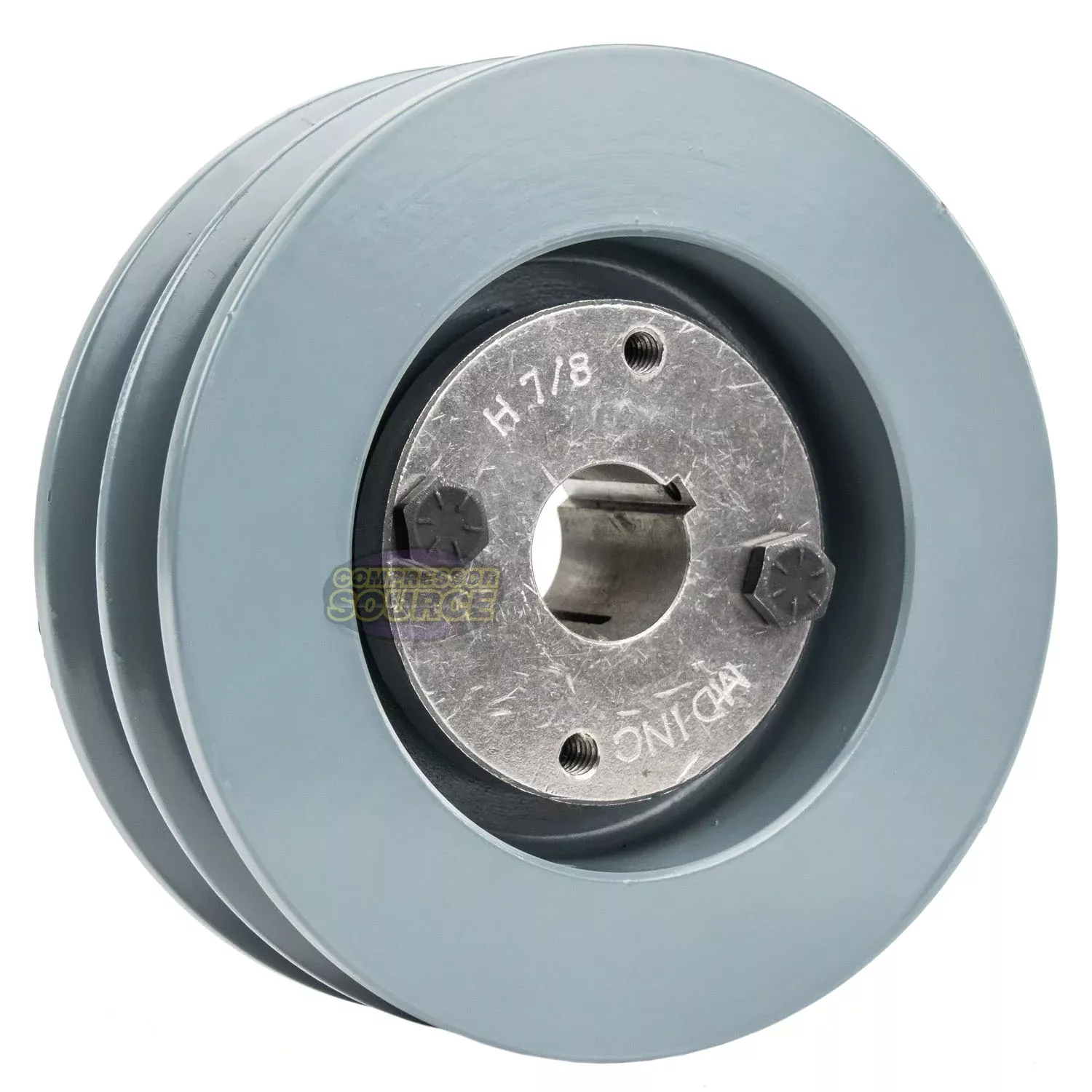 4.75" Double Groove B Section 5L Sheave with 7/8" (0.875") H-Style Spl