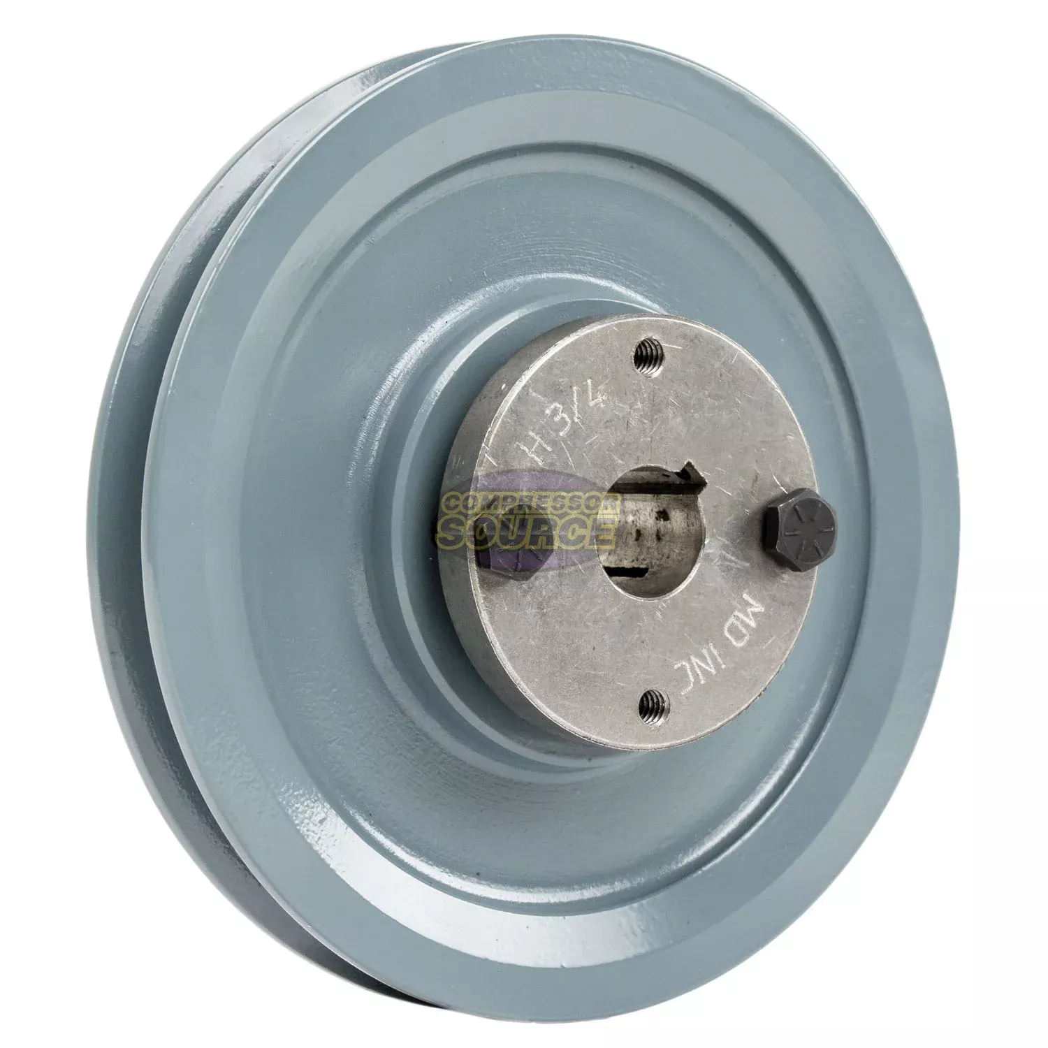 4.75" Single Groove Pulley fits B Section V-Belt 5L with 3/4" Sheave B