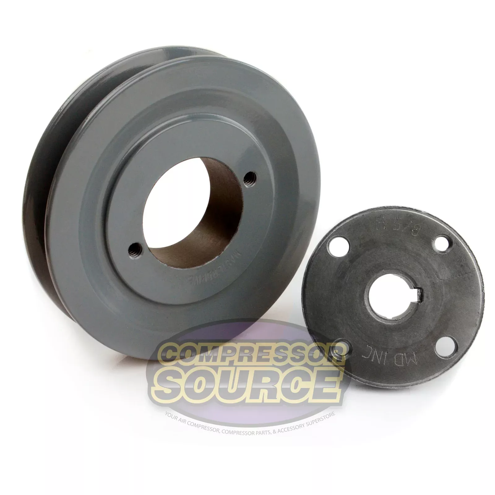 4.75" Single Groove Pulley fits A Section V-Belt 4L with 5/8" Sheave B