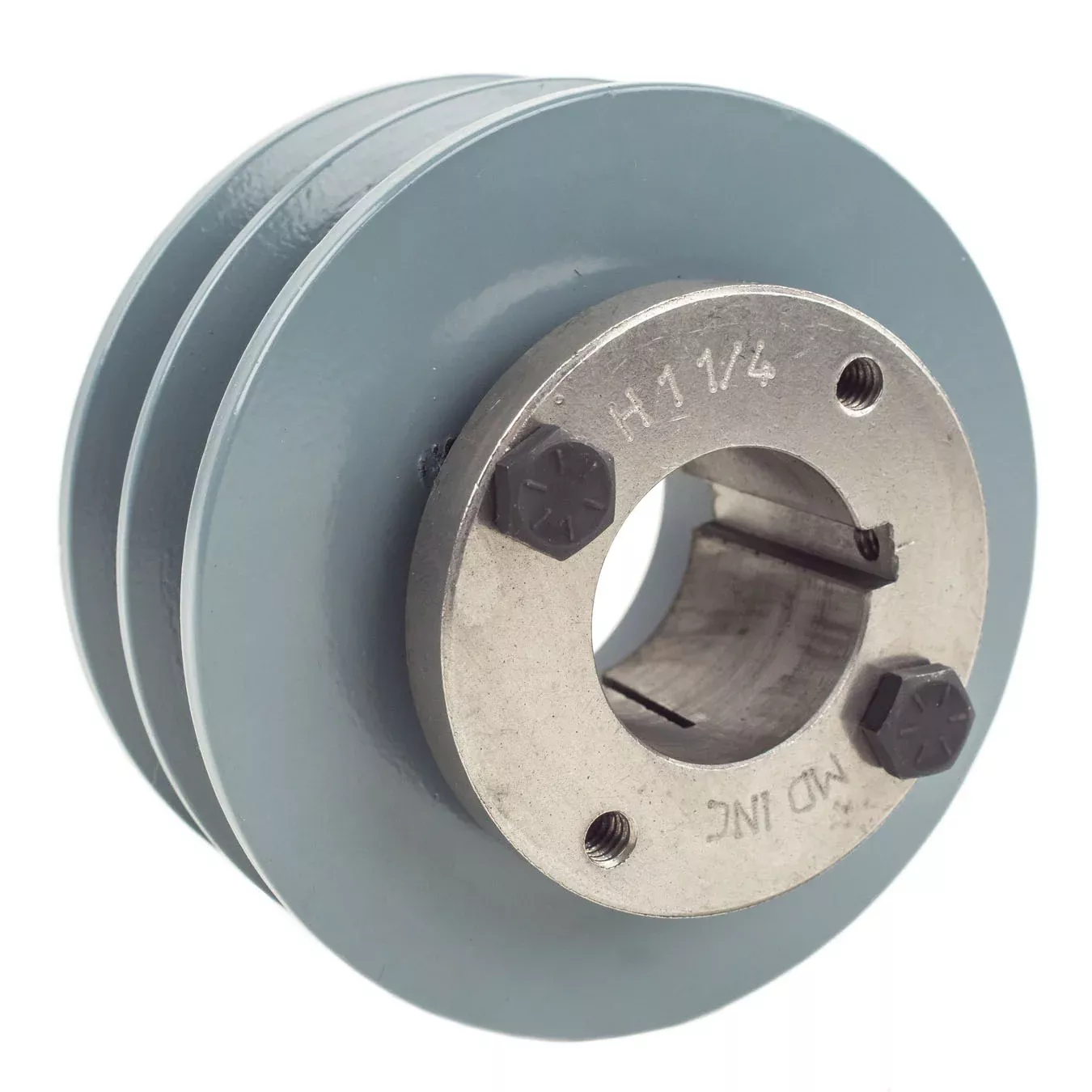 4" Double Groove B Section 5L Sheave with 1-1/4" (1.250") H-Style Spli