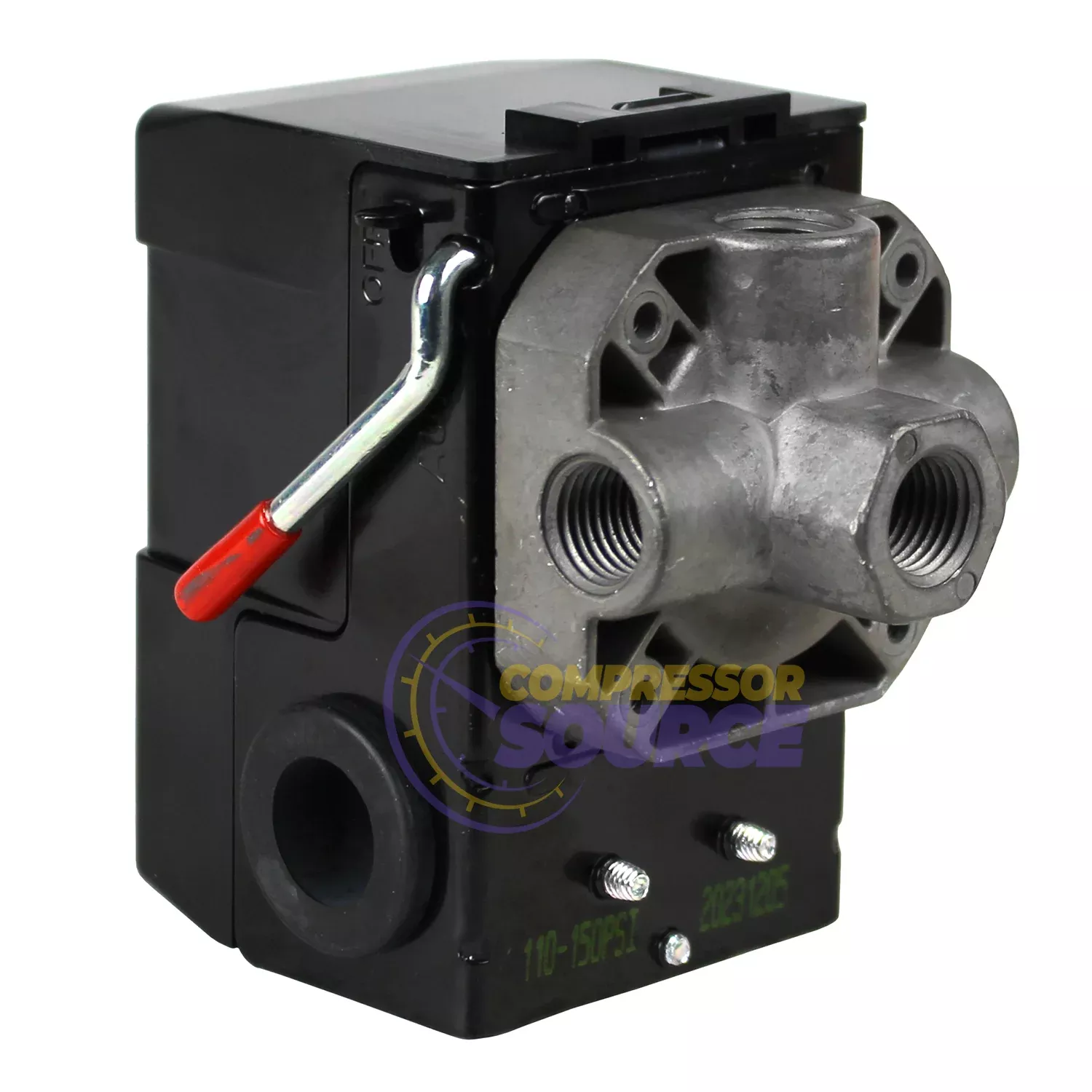 4 Port Pressure Switch 110 - 150 PSI 16 Amp Integral Unloader Lefoo LF