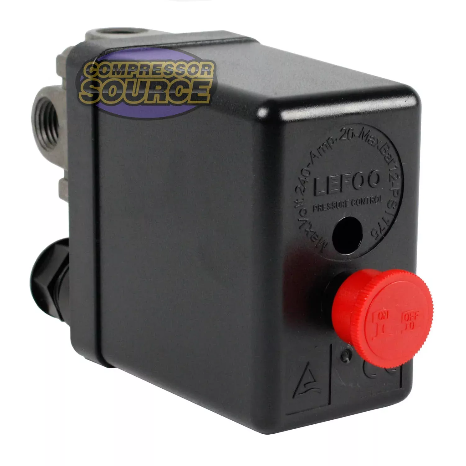4 Port Pressure Switch 95 - 125 PSI 26 Amp Lefoo LF10-L4-95-125