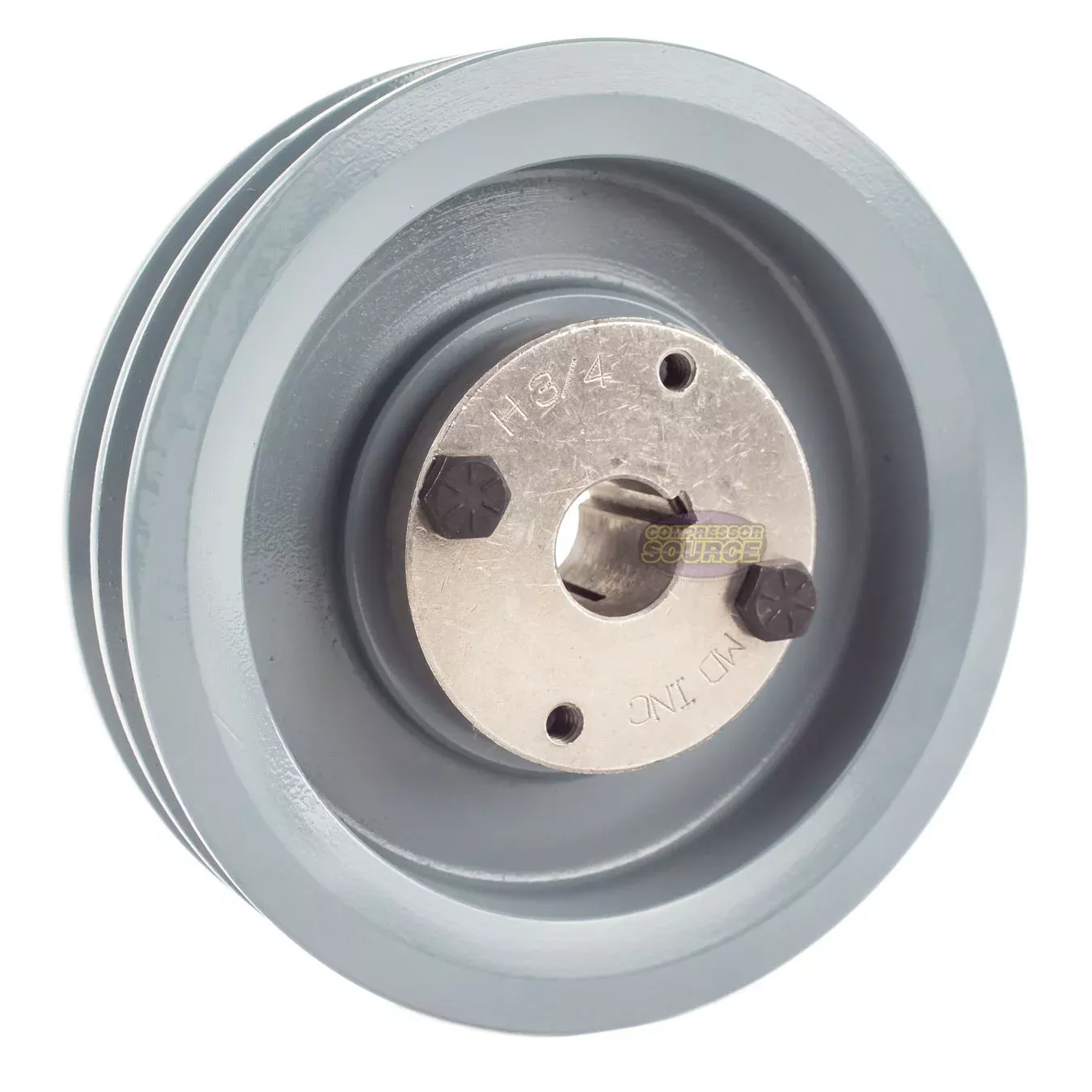 5.5" Double Groove A Section 4L Sheave with 3/4" (0.750") H-Style Spli